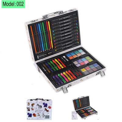 China Portable Case 84PCS Art Set Coloring Color Box For Kids for sale