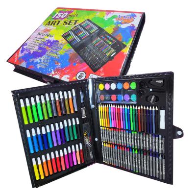 China 150PCS School Gift Box Children Coloring Crayons Pastel Colored Pencil Drawing Art Craft Stationery Gift Set for sale