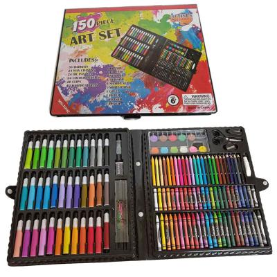 China 150 Pieces School Drawing Deluxe Watercolor Painting Toys Art Coloring Kit For Kids Children for sale