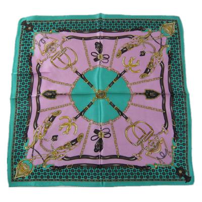 China Digital Printing Satin Square Scarf Women Luxury Square Scarf Brand Design Shawl for sale