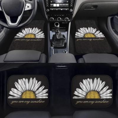 China Anti-skidding 4 Pieces Non-Easy Slip Washable Universal Full Set Clean Heavy Duty Durable Front And Rear Auto Floor Cushion Car Mats for sale