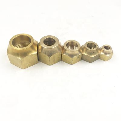 China Brass Fitting Short Brass Nut 3/4