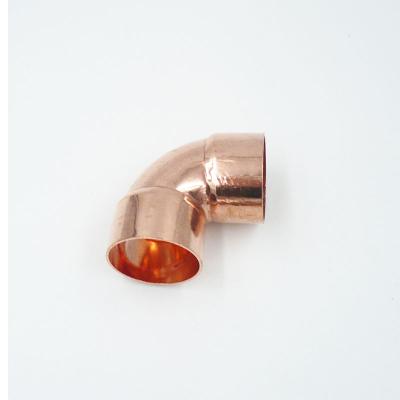 China C11200/TP2 Copper Pipe Fitting , 90 Degree Elbow 3/4 0.8mm Wall Thickness for sale