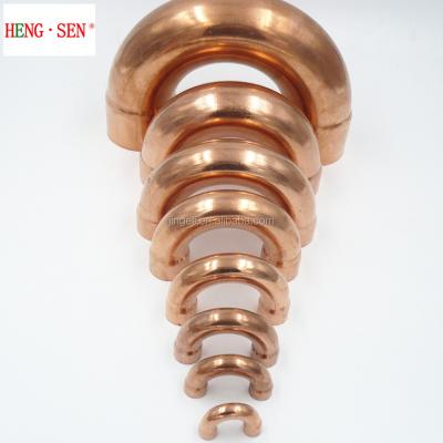 Cina Factory Price 3/4 Copper Pipe Fittings , 180 Degree Elbow 3/4 Copper Elbow in vendita