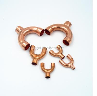 Cina Copper Copper Pipe Fittings For Tee / Elbow / Coupling / End Cap / Connector in vendita