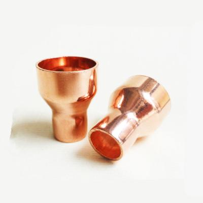 China 2 x 3/4 inch reducing copper coupling with sweated plugs and with rolled tube stop equal for sale