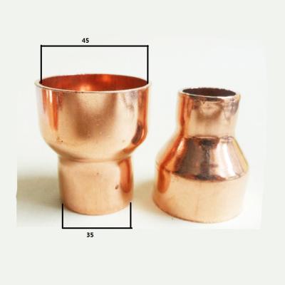 China Copper fitting reducer with male connect and female sweat plug, equal 1.3/8x1.3/4 for sale