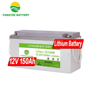 China High quality rechargeable UPS lifepo4 battery Yangtze Kiang 12v 150ah lithium battery with CE ISO Rohs for sale