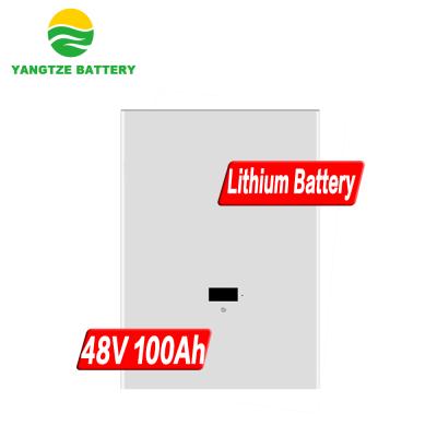 China UPS Yangtze Kiang 48V 100ah 200ah China Lithium Ion Wall Mounted Battery With 48V LiFePO4 Charger for sale