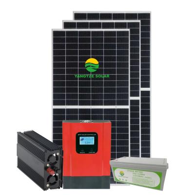 중국 Yangtze Rooftop Home Mount 12kw Off Grid Solar System For 100 Meter Head Solar Water Pump System 판매용