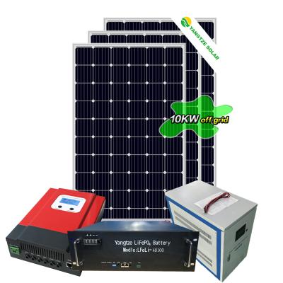 China Yangtze Kiang home 10kw off grid solar system with power bank for roof install solar system easy for sale