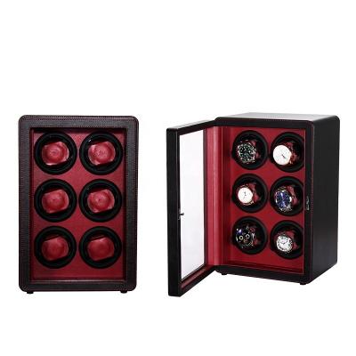 China DRIKLUX Handmade Luxury High Quality 6 Slot LCD Watch Winder for sale