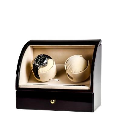 China 2022 DRIKLUX Handmade Automatic Watch Winder with Durable PU+Wood Leather Pillow Stable Watch Turner Box Mabuchi Motor for sale