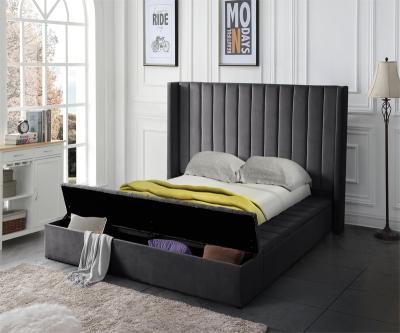 China Factory Wholesale High Quality Storage Stool Queen Upholster Bed Storage for sale