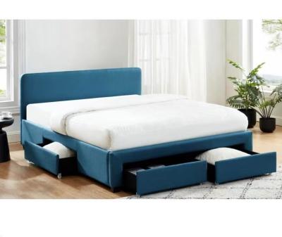 China High Quality Wholesale Cheap Storage Bed Cheap Upholstered Velvet Upholstery for sale