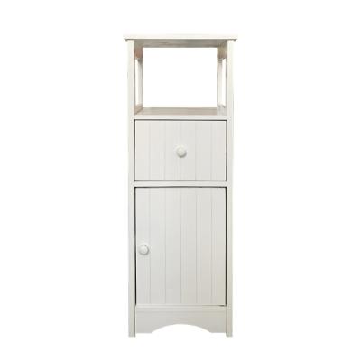 China Glossy Popular Design American Style Cabinet /glossy Furniture Freestanding Bathroom Cabinet for sale