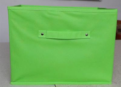 China Apple green nonwoven storage box for sale