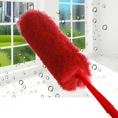 China Long Handle Viable Telescopic Reusable Microfiber Feather Duster Cleaning Kit for sale