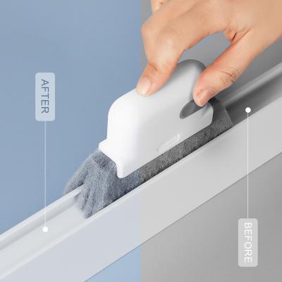 China Creative Viable Plastic Slip Window Gap Groove Cleaning Brush for sale