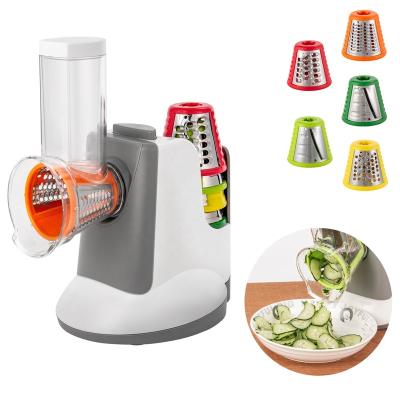 China Household Electric Vegetable Slicer 150w Salad Maker For Vegetable And Fruit Food Processors for sale