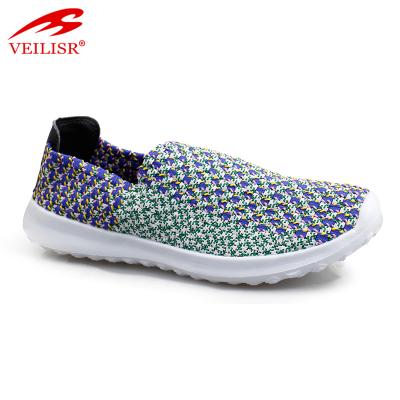 China Fashion \ New Comfortable Colorful Breathable Casual Shoes Men Woven Shoes \ Durable for sale