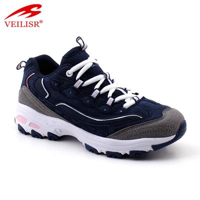 China Fashionable / Comfy / Durable Zapatillas PU Suede Ladies Running Sneakers Women Sport Shoes for sale