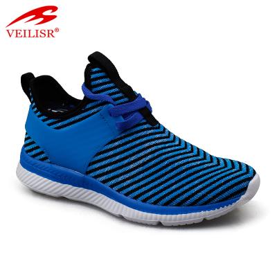 China Breathable Zapatillas Knit Lightweight Fabric Ladies Sneakers Women Sport Shoes for sale