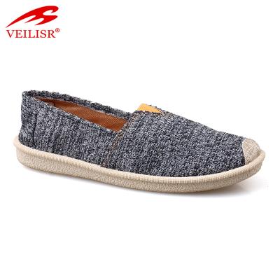 China Breathable Exteriors Knit Fabric Upper Ladies Shoes Women Slip On Athletic Shoes for sale