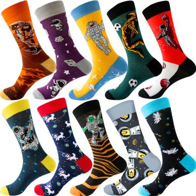 China New Antibacterial Wholesale Custom Good Design Elite Designer Business Casual Dress Socks Cotton Socks For Men for sale