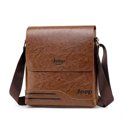 China PU Vintage Style Shoulder Vegetarian Leather Color Men's Daily Carry Bag Fashion Messenger Bags for sale