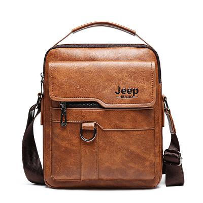 China 2020 New Style Fashion PU Vintage Shoulder Bag Vegetarian Leather Color Men's Daily Carrying Messenger Bags With Custom LOGO for sale