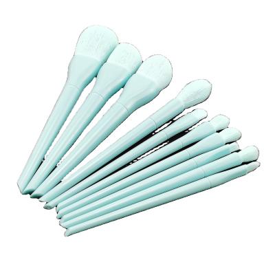 China Fan Brush 10pcs Foundation Brush Eyeshadow Brush Makeup Set Brush for sale