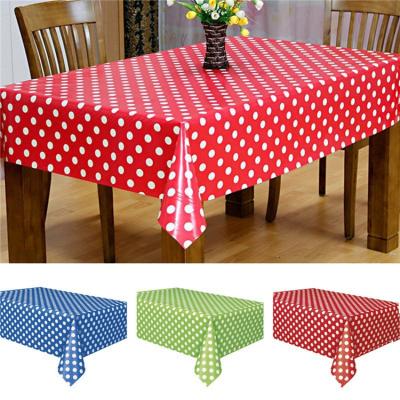 China Waterproof Disposable Tablecloths Oil Proof Tablecloth Plastic Party Events Tableware Supply Toalha De Mesa for sale