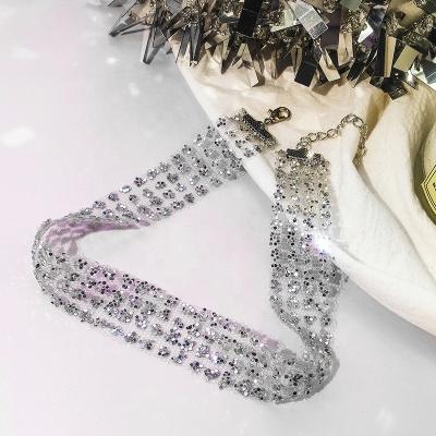 China Fashion Boho Style Necklace Jewelry Casual Statement Crystal Women Star Necklace for sale