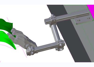 China Easy Adjustment Pneumatic Gripper Mechanism For Holding Metal Stamps for sale