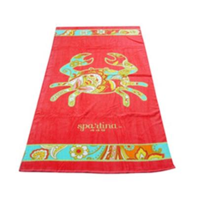 China Compressed Most Popular Creative 100% Cotton Beach Girl Beach Towel From Factory Supplier for sale