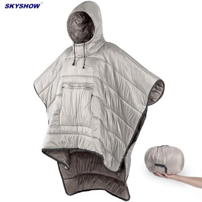 China Wearable Comfortable Soft Plush Sweatshirt Fleece Hoodie TV Wearable Blanket With Sleeves And Pocket for sale