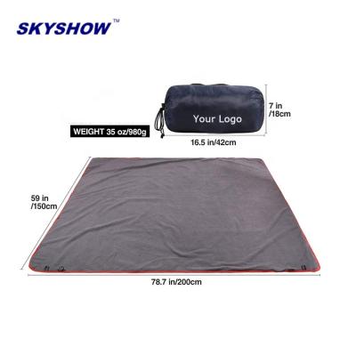 China wholesale custom made waterproof outdoor outdoor picnic sport wrap poncho puffy blanket camping puffy blanket for sale