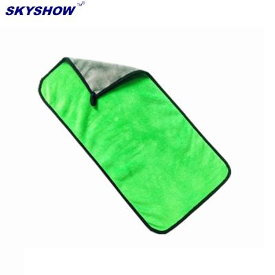 China Microfiber Car Clean Towel Microfiber Drying Towel Super Soft Absorbent Car Towel for sale