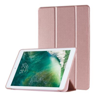 China Logo Full Protection Kids Tablet Case Ultra Thin Custom Case Soft Silicone TPU Folded Stand Fashionable Case for iPad Pro Mini Air for sale