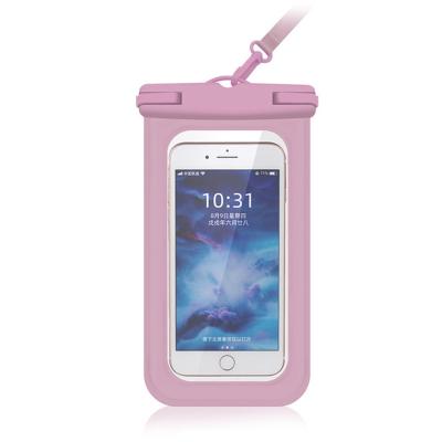 China Wholesale Shockproof Waterproof PVC Bag Cell Phone Cases Waterproof Mobile Phone Bag With Lanyard For Pocket Beach for sale