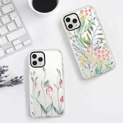 China Luxury Shockproof Phone Case Shockproof TPE+TPU Custom Copy Printing Cell Phone Case For 11 For iPhone Back Cover Case for sale