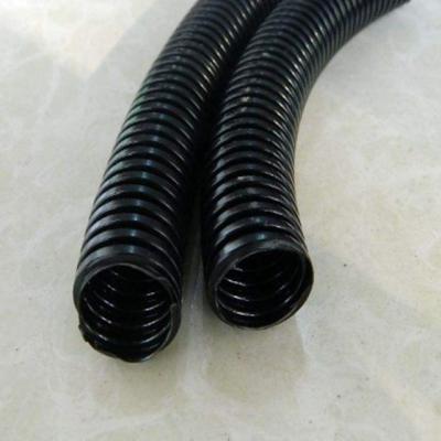 China Flexible Corrugated Hose Plastic Tubes Corrugate Hose Bellows Pipe Nylon Tubing High Quality Black Nylon Electrical Corrugated Hose for sale