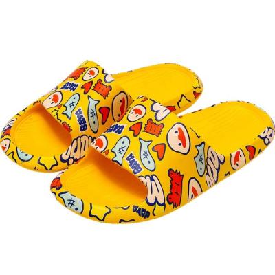 China Cartoon Summer Women's Bedroom Slippers Patent-kid Sweat-absorbent Beach Anti-slip Slippers for sale