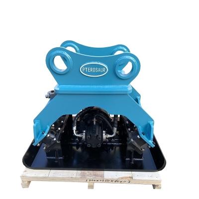 China Yantai Baicai excavator vibrating compactor machine earth compactor excavator hydraulic plate compactor for sale