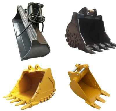 China Standard Rock Bucket Teeth  mini excavator hydraulic rotating bucket mini excavator attachments bucket pi for sale