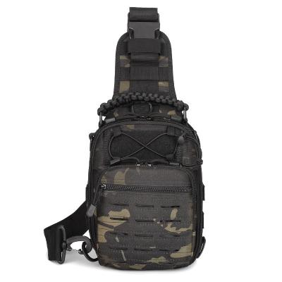 China JSH Outdoor Waterproof Camouflage Oxford Cross - Body Bag Small Shoulder Bag Korean Version Backpack Tactical Chest Bag for sale