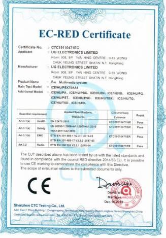 CE - UG ELECTRONICS LIMITED