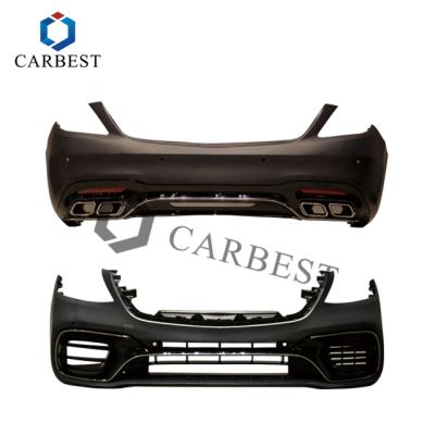 China High quality pp body kit new for S-CLASS W222 2018 UPGRADE to S63 AMG for sale