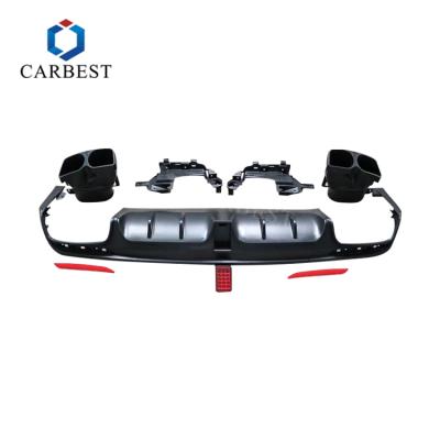 China Newest rear design rear diffuser for 2016-2019 barbus w222 s class type for sale